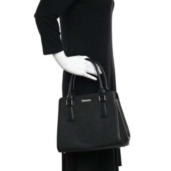 BURBERRY hand Bag NOVA Check Saffiano Leather Black - Picture 9 of 9